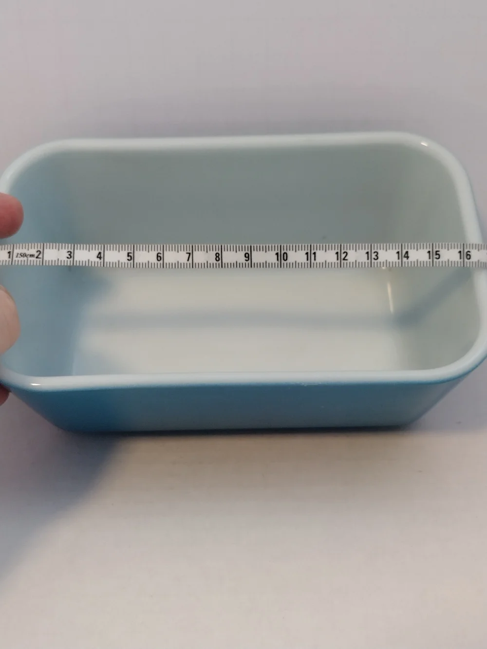 Pyrex Rectangular Blue Ceramic Baking Dish